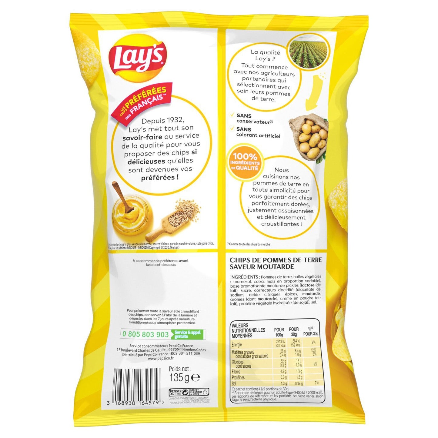 LAY'S Mustard Pickle Flavor Chips