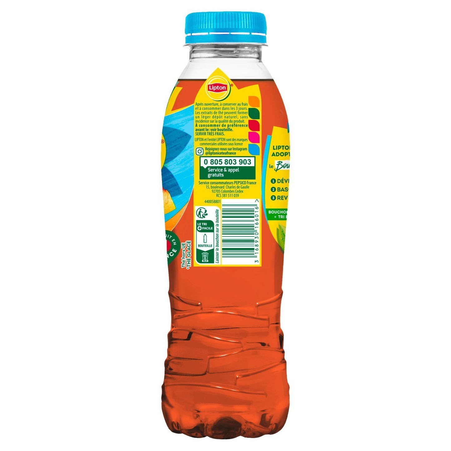 Lipton Zero Sugar Peach Iced Tea Drink
