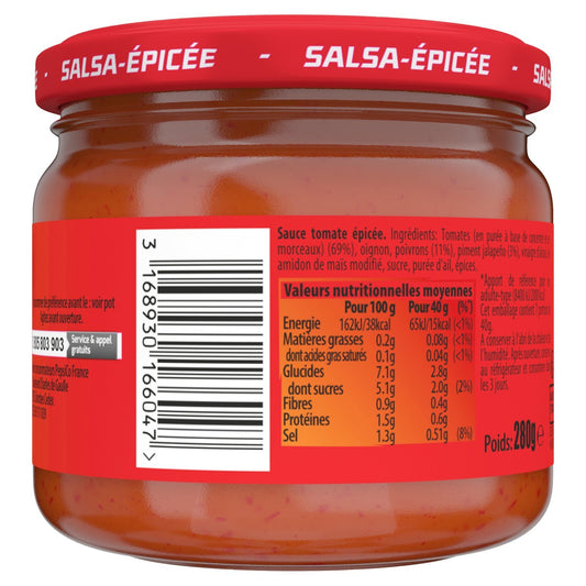 Doritos Spicy Salsa Appetizer Sauce