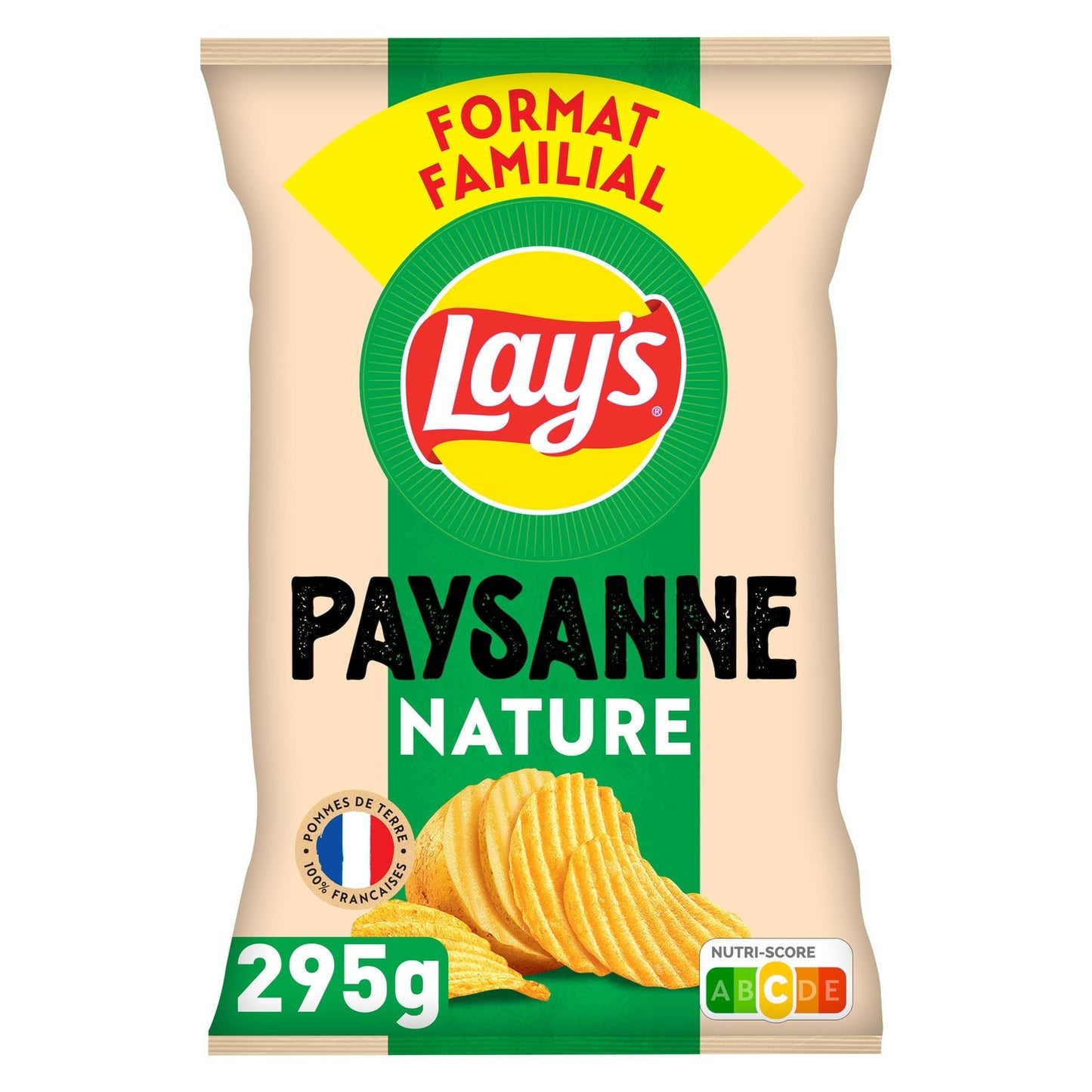 LAY'S Family Size Plain Country Recipe Chips
