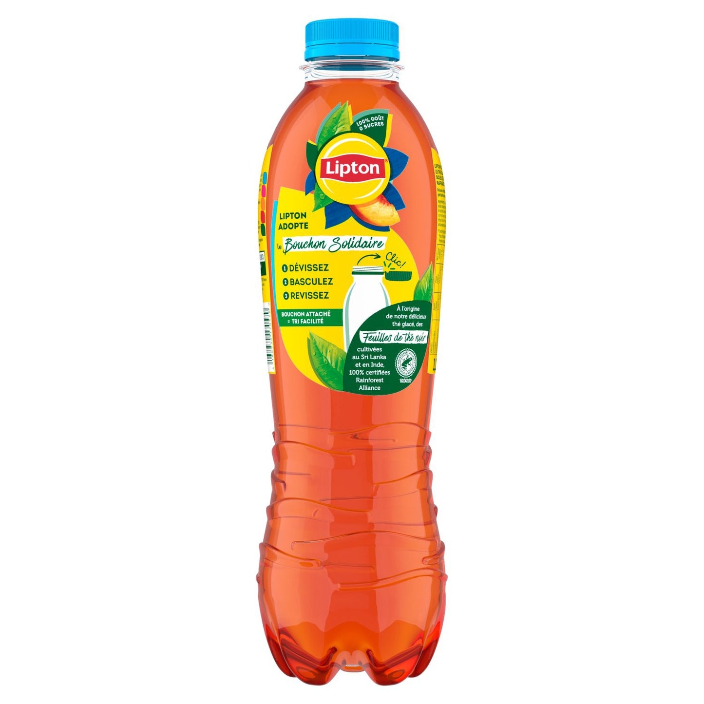 Lipton Zero Sugar Peach Iced Tea Drink