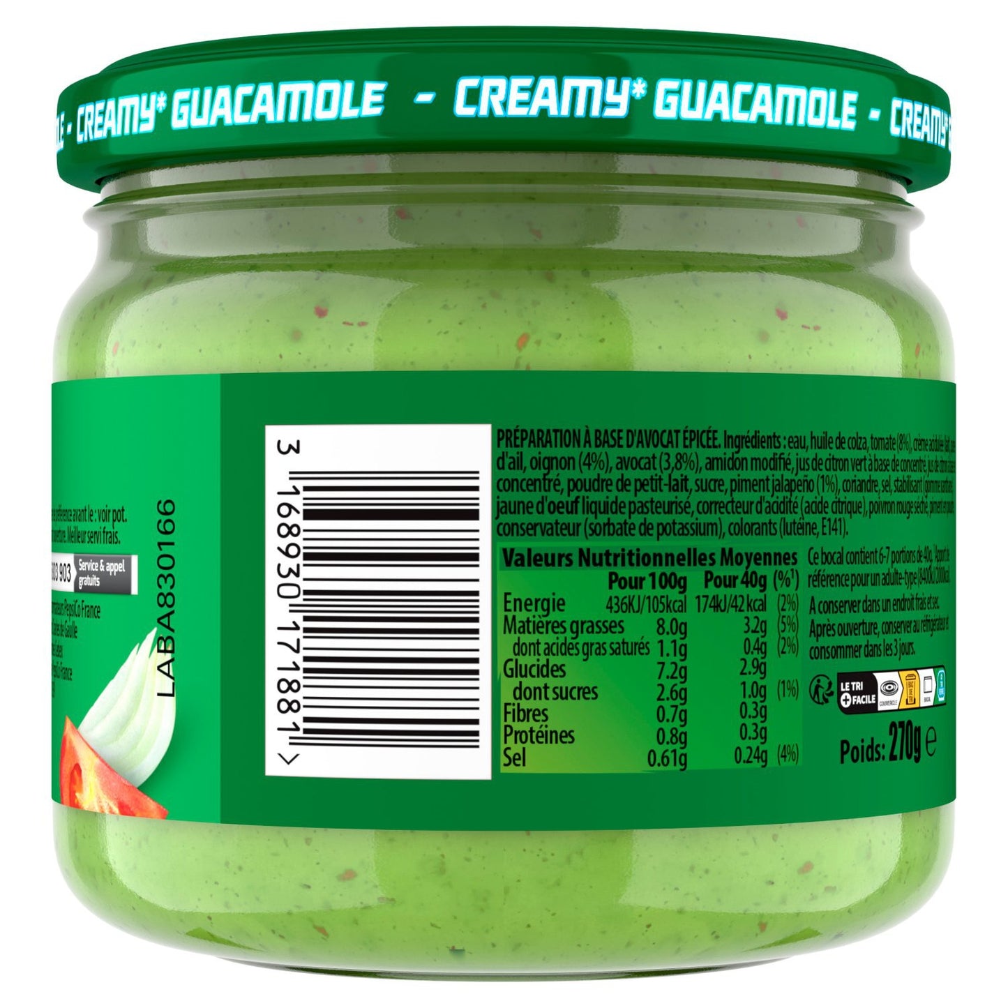 Doritos Vorspeisensauce mit Guacamole-Geschmack
