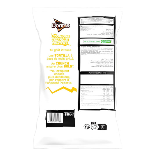 Chips Tortilla Goût Nature Maxi Format DORITOS