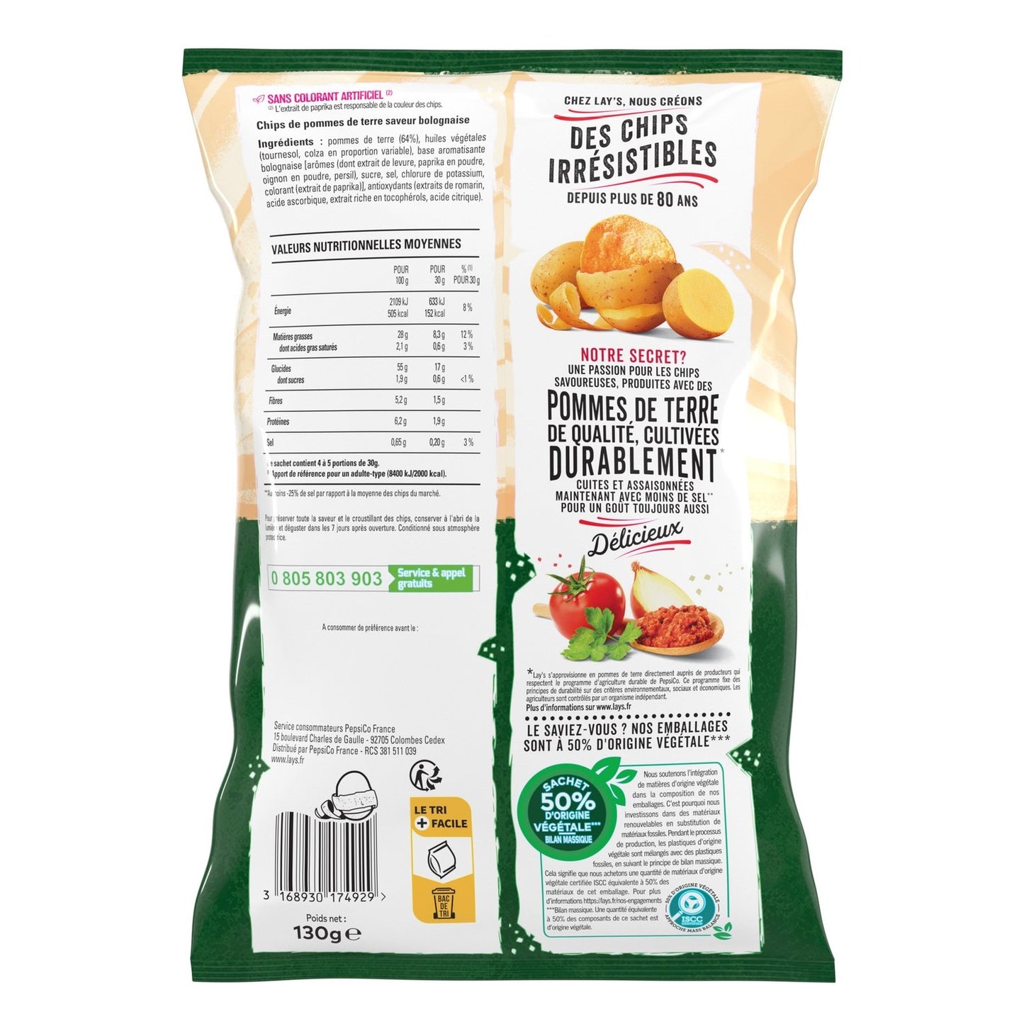 Chips Saveur Bolognaise LAY'S