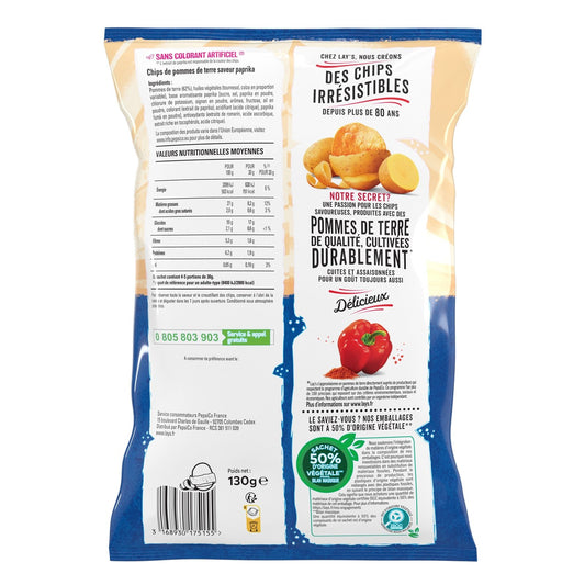 Chips Saveur Paprika LAY'S