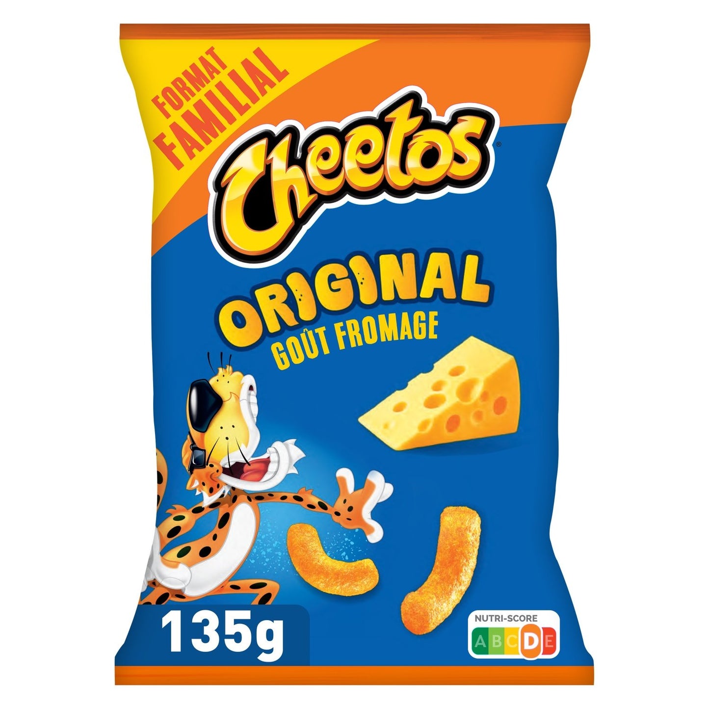 Biscuits Apéritifs Soufflés Goût Fromage CHEETOS le sachet de 135g