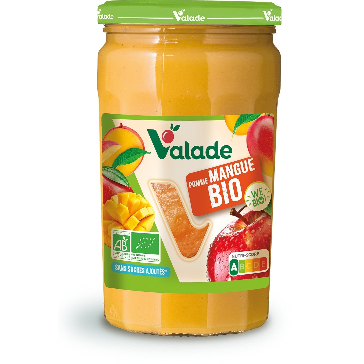 Bio-Apfel-Mango-Kompott ohne Zuckerzusatz WEBIO! – La Famille à Table!