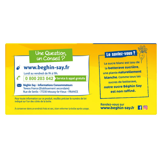 Sucres Blanc en Morceaux BEGHIN SAY