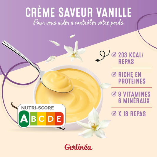 Crème Repas Minceur Vanille GERLINEA