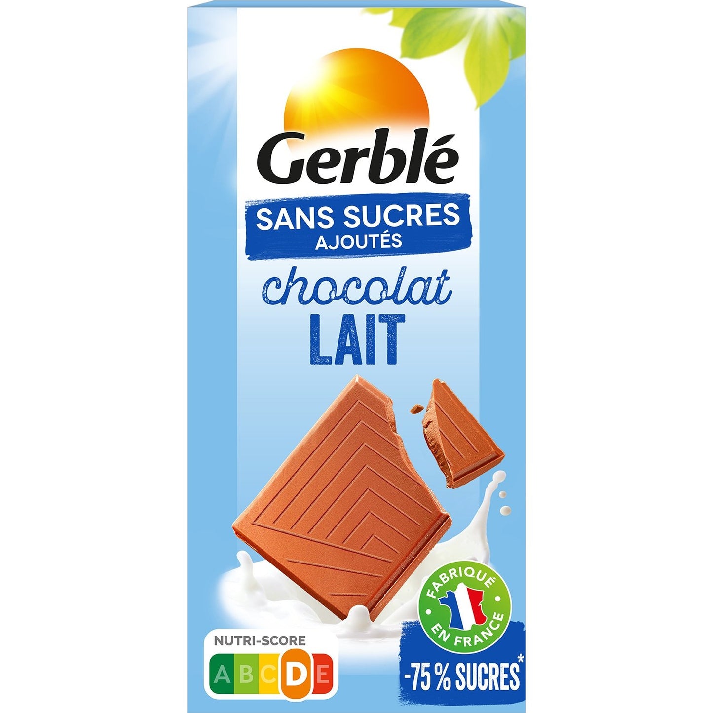 GERBLE Milk Chocolate No Added Sugars