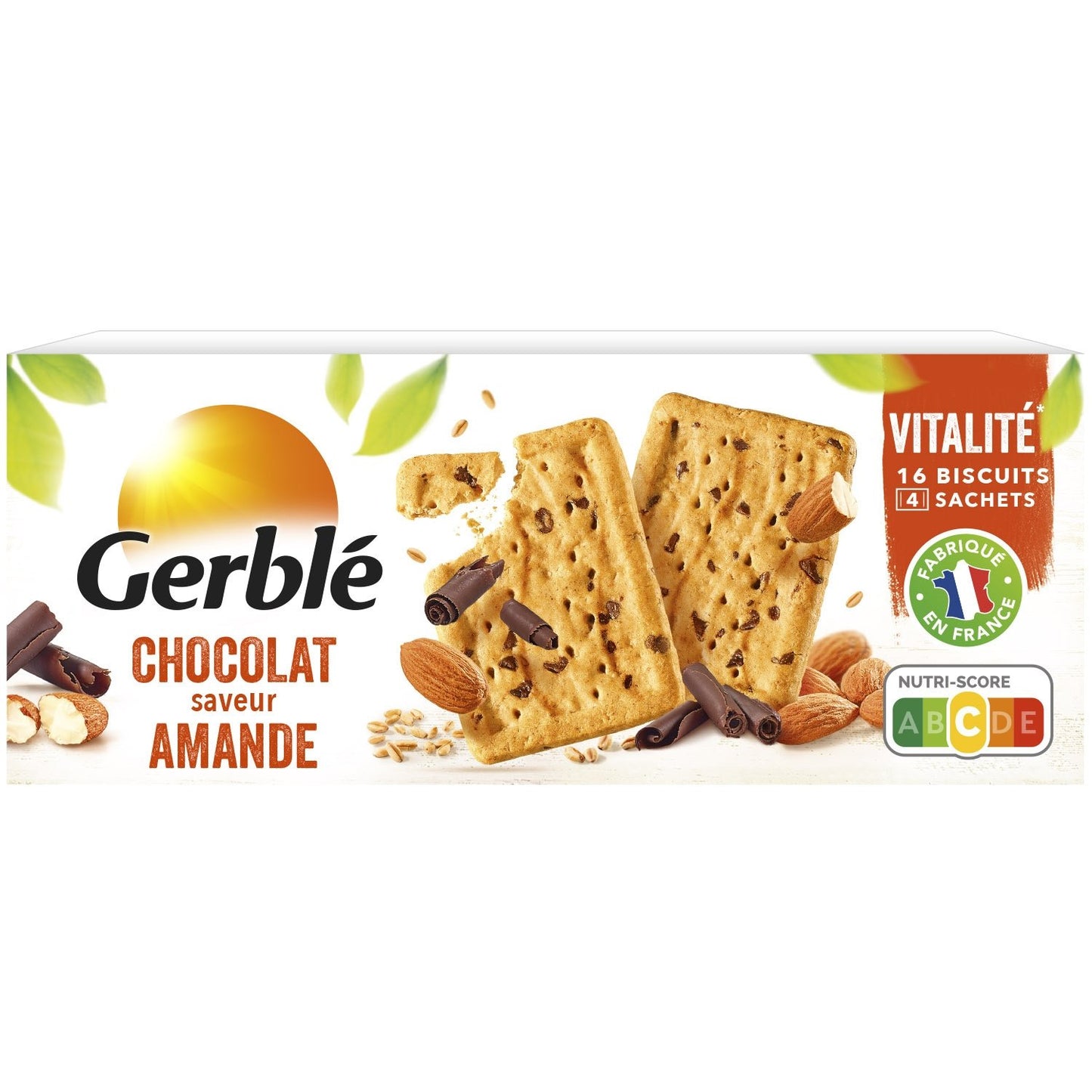Biscuit Chocolat Amande GERBLE la boîte de 200g