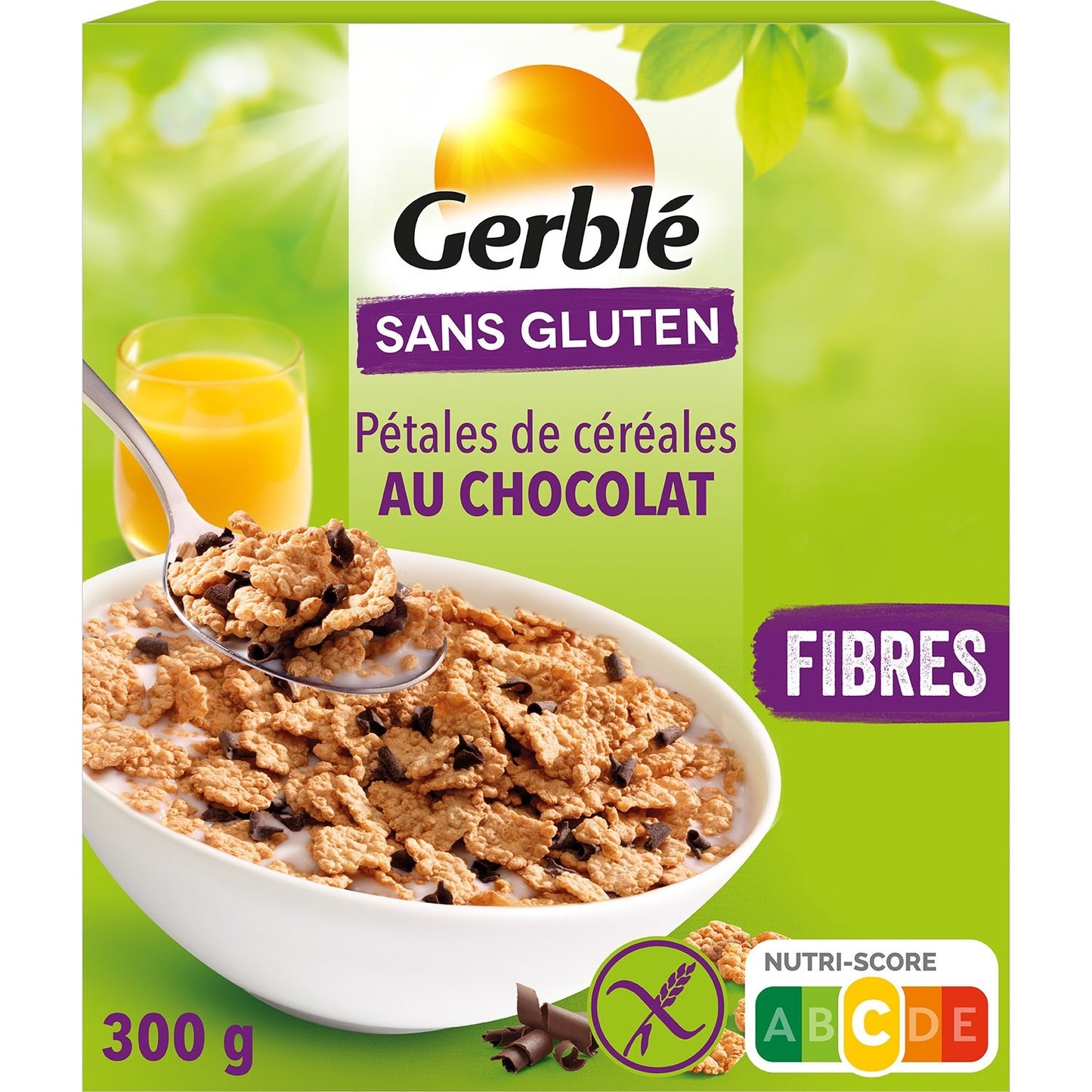 Céréales Chocolat Sans Gluten GERBLE la boîte de 300 g
