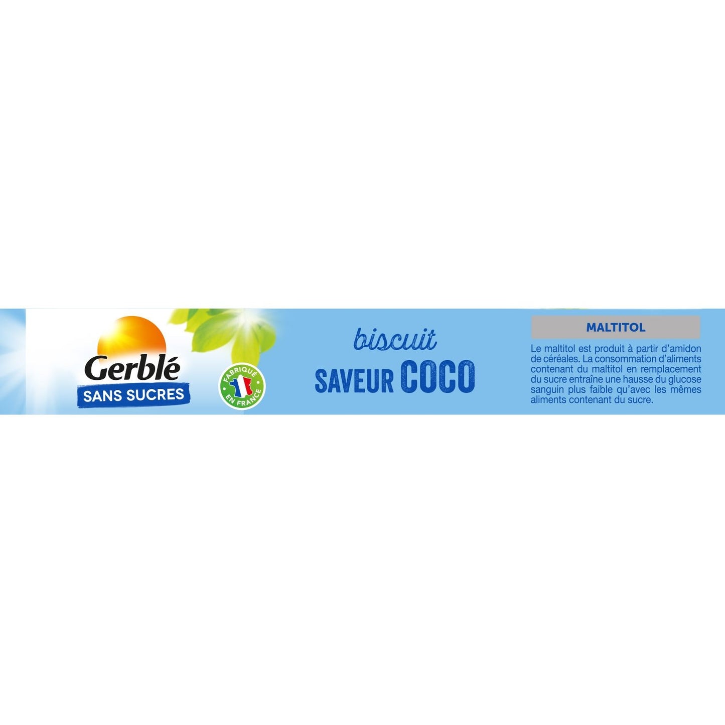 Biscuit Saveur Coco Sans Sucres GERBLE