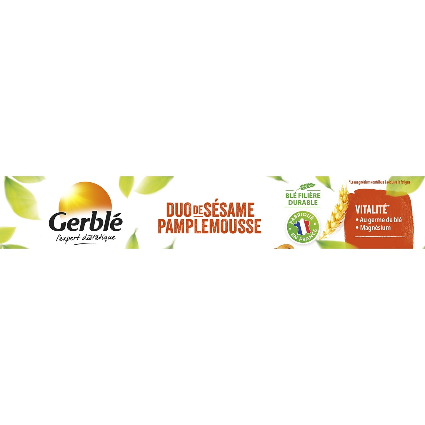 Biscuit Sésame Pamplemousse GERBLE