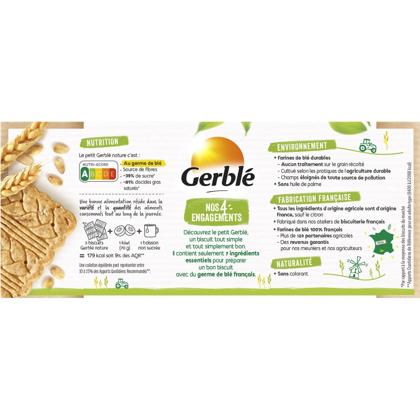 Biscuit le Petit Nature GERBLE