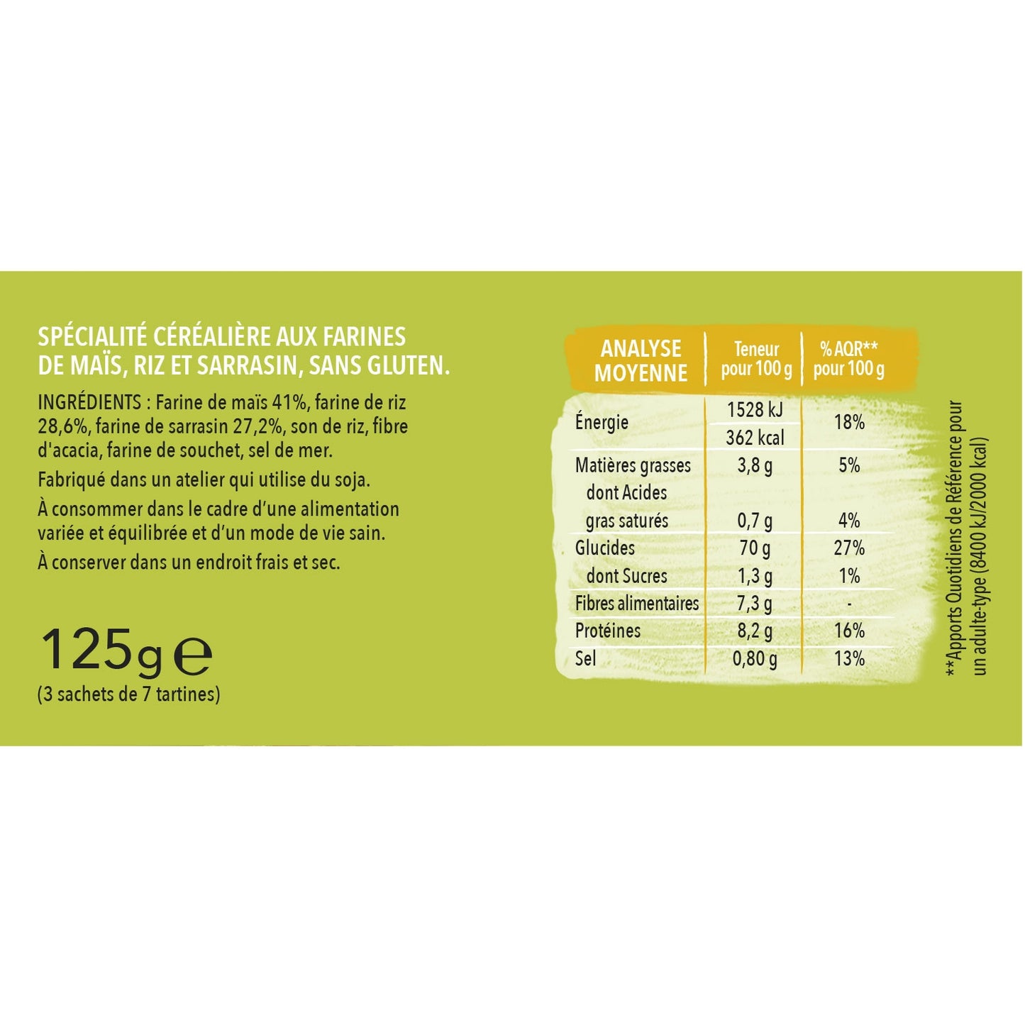 Tartine Petit dejeuner Multicéréales GERBLE