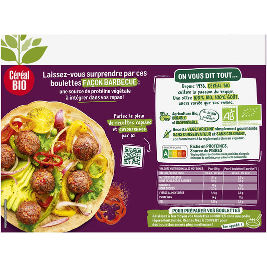 Boulettes Veggie Originale Bio CEREAL BIO