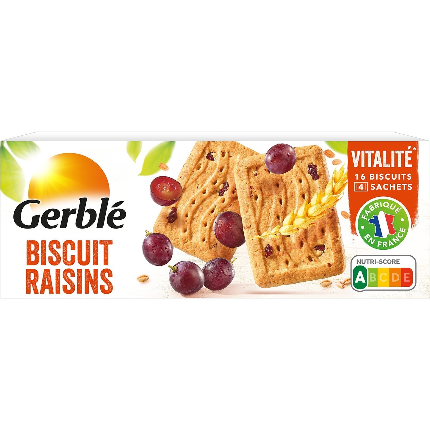 Biscuit Raisins GERBLE la boite de 270 g