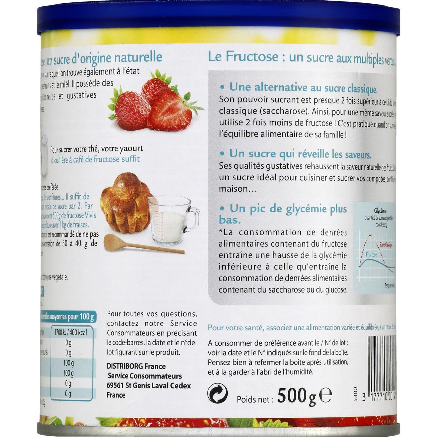 Sucre Cristallisé Vivis VIVIS