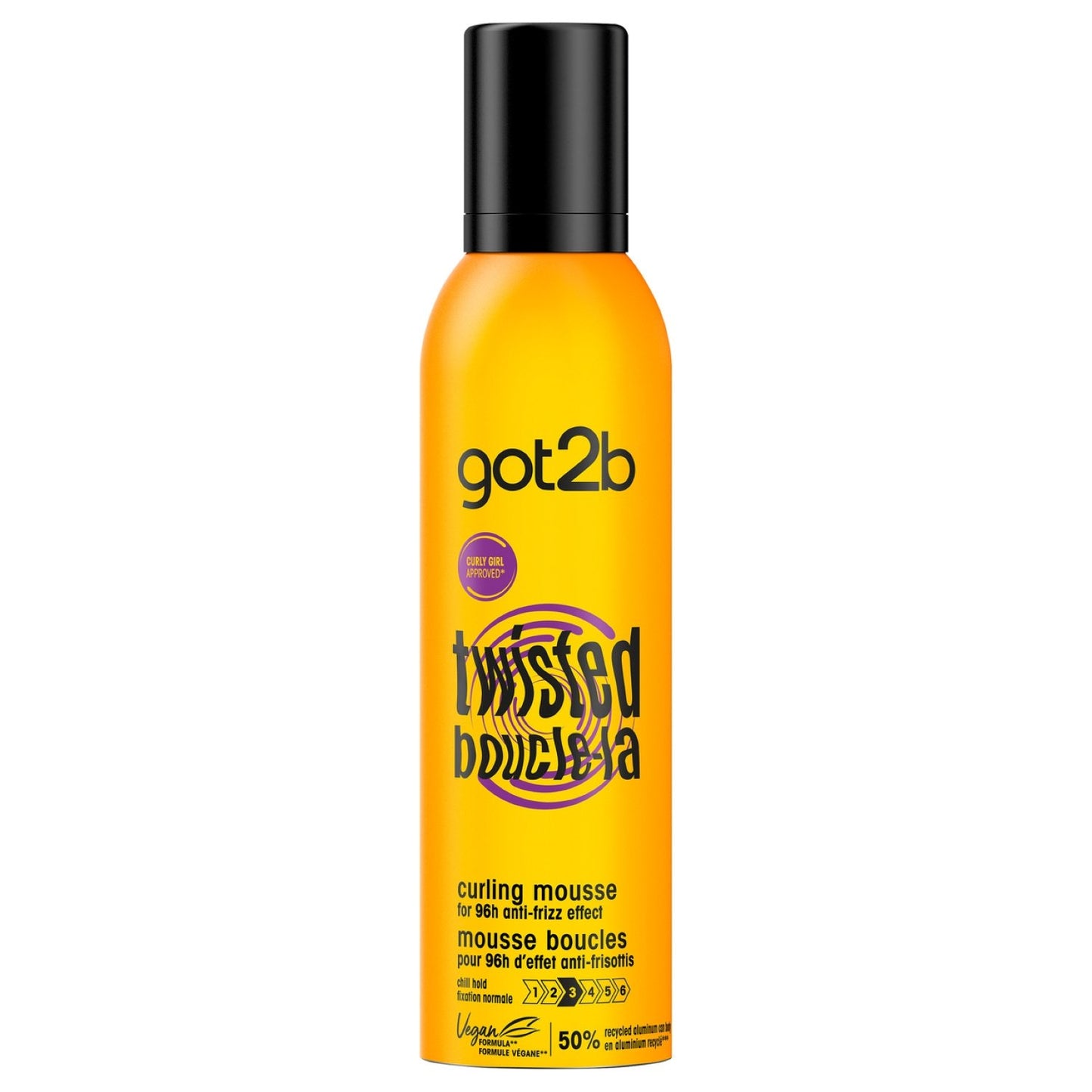 Got2b Schwarzkopf Anti-Frizz Curl Styling Mousse