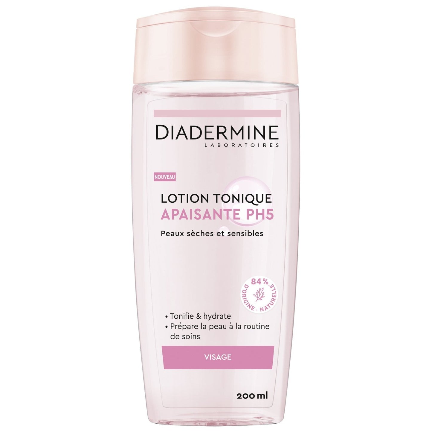 Lotion Tonique Ph5 Apaisante DIADERMINE le flacon de 200 ml