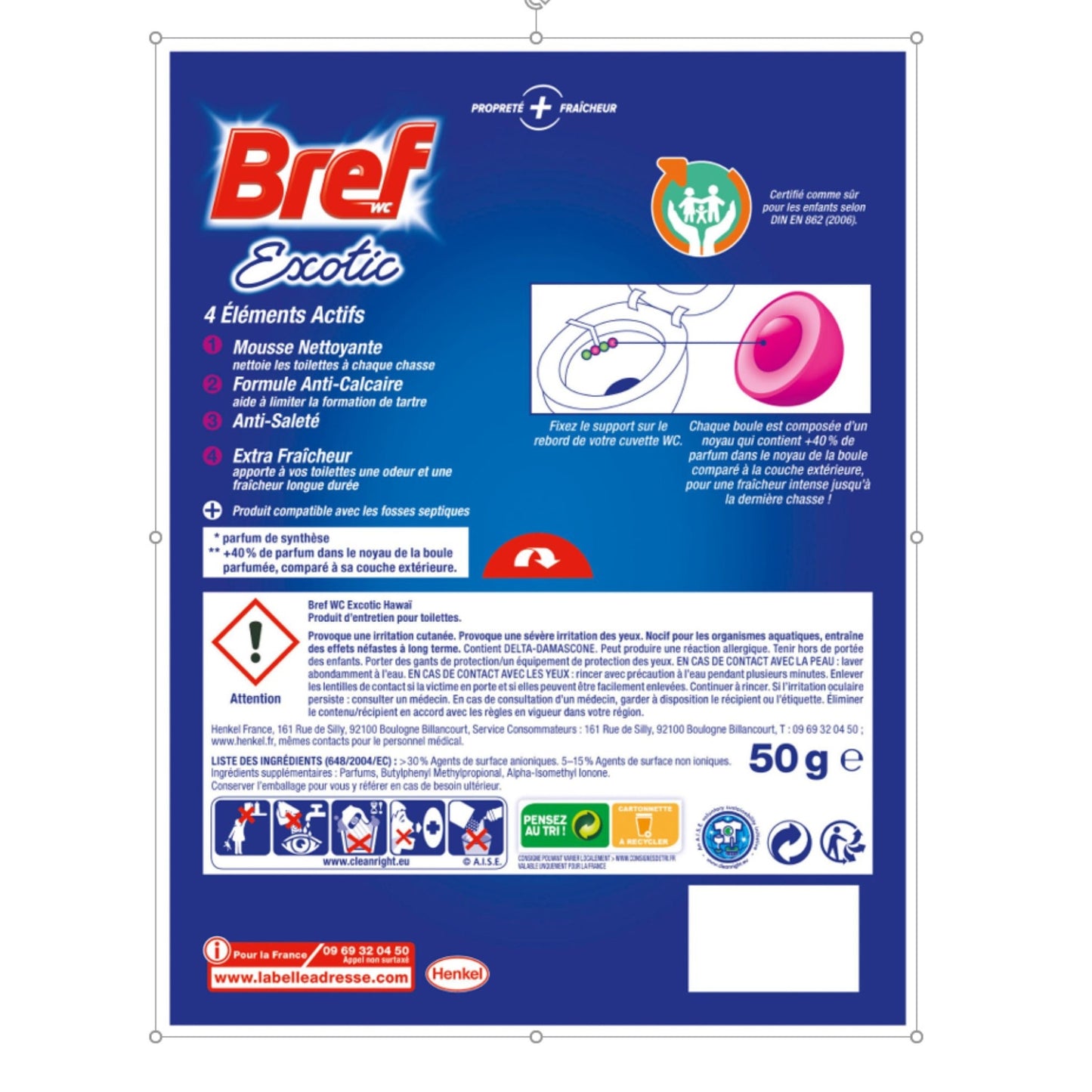Bloc Wc Power Activ' Exotic Hawai BREF WC