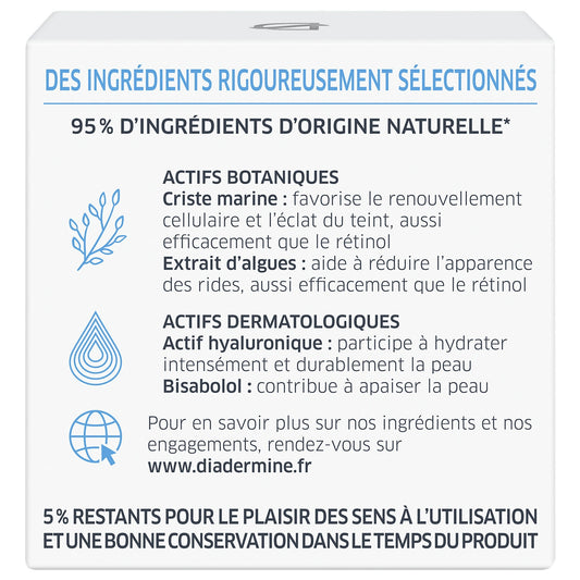 Anti-Falten-Lifting-Nachtgesichtscreme + Algo Retinol DIADERMINE