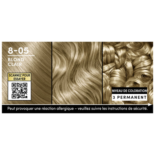 Coloration Permanente 8-05 Blond Clair Sans Ammoniaque Oleo Supreme SCHWARZKOPF OLEO SUPREME