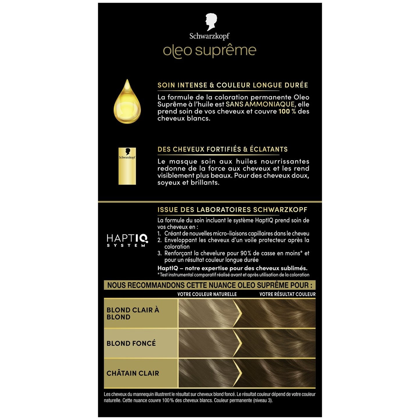 Coloration Permanente 6-10 Blond Foncé Sans Ammoniaque Oleo Supreme SCHWARZKOPF
