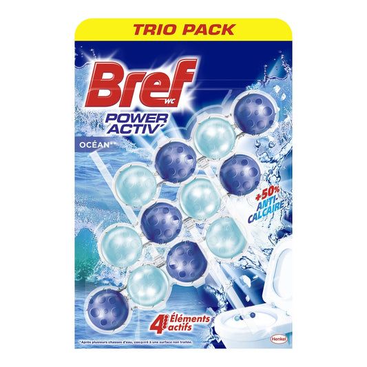 Bloc Wc Power Activ' Ocean Tri-Pack BREF WC
