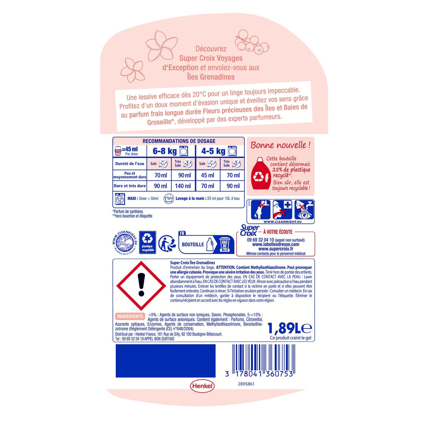 Terres d'Exception Grenadines Super Croix Liquid Laundry Detergent