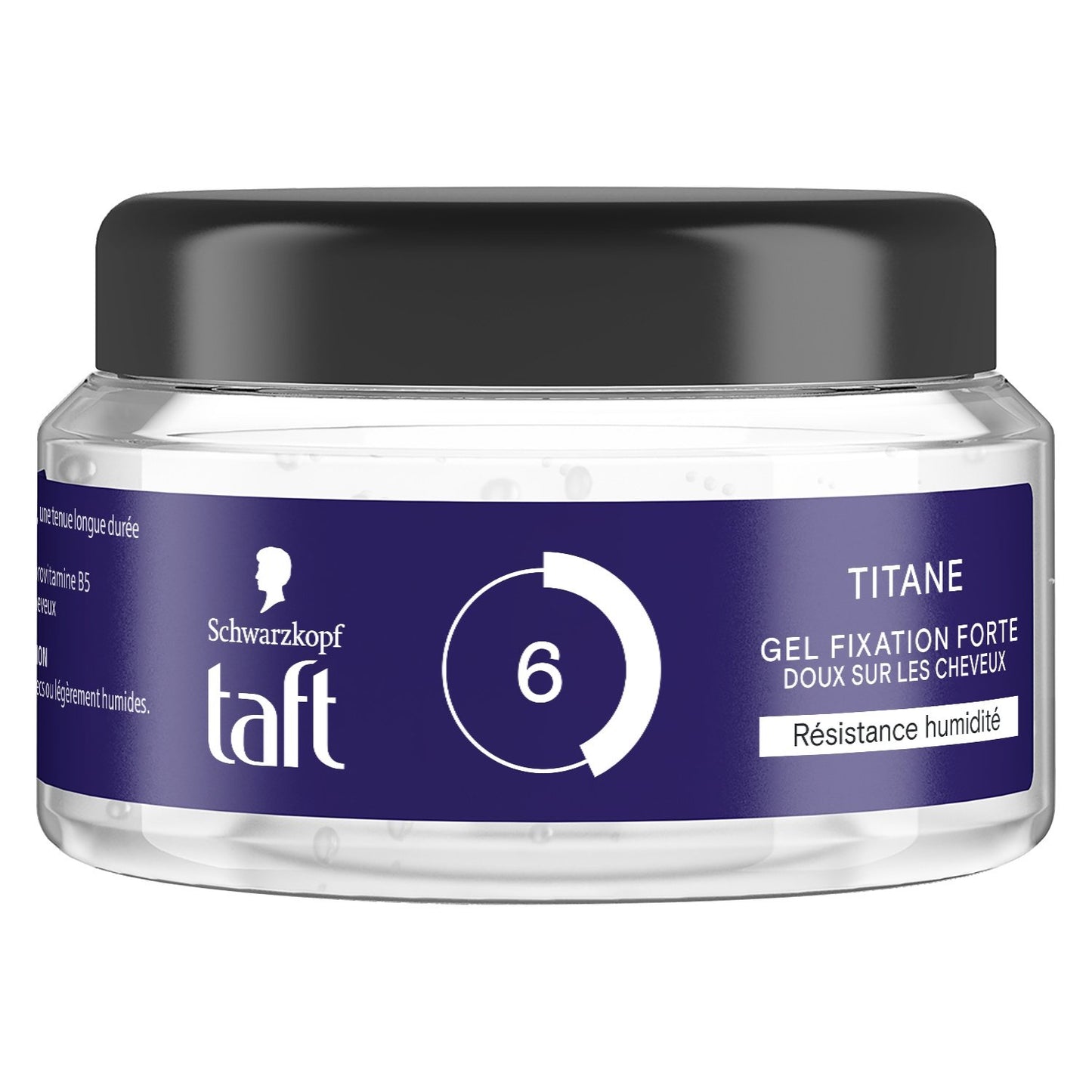 Gel Coiffant Fixation Forte Résistance Humidité Effet Titane Taft SCHWARZKOPF le pot de 250mL