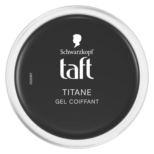 Gel Coiffant Fixation Forte Résistance Humidité Effet Titane Taft SCHWARZKOPF