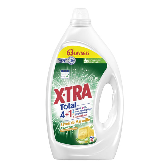 Lessive Liquide Savon de Marseille et Aloe Vera X-TRA