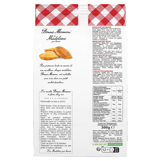 Madeleines Pur Beurre BONNE MAMAN