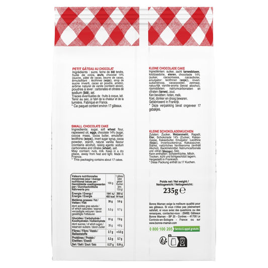 Gâteaux Petits Muffins Chocolat BONNE MAMAN