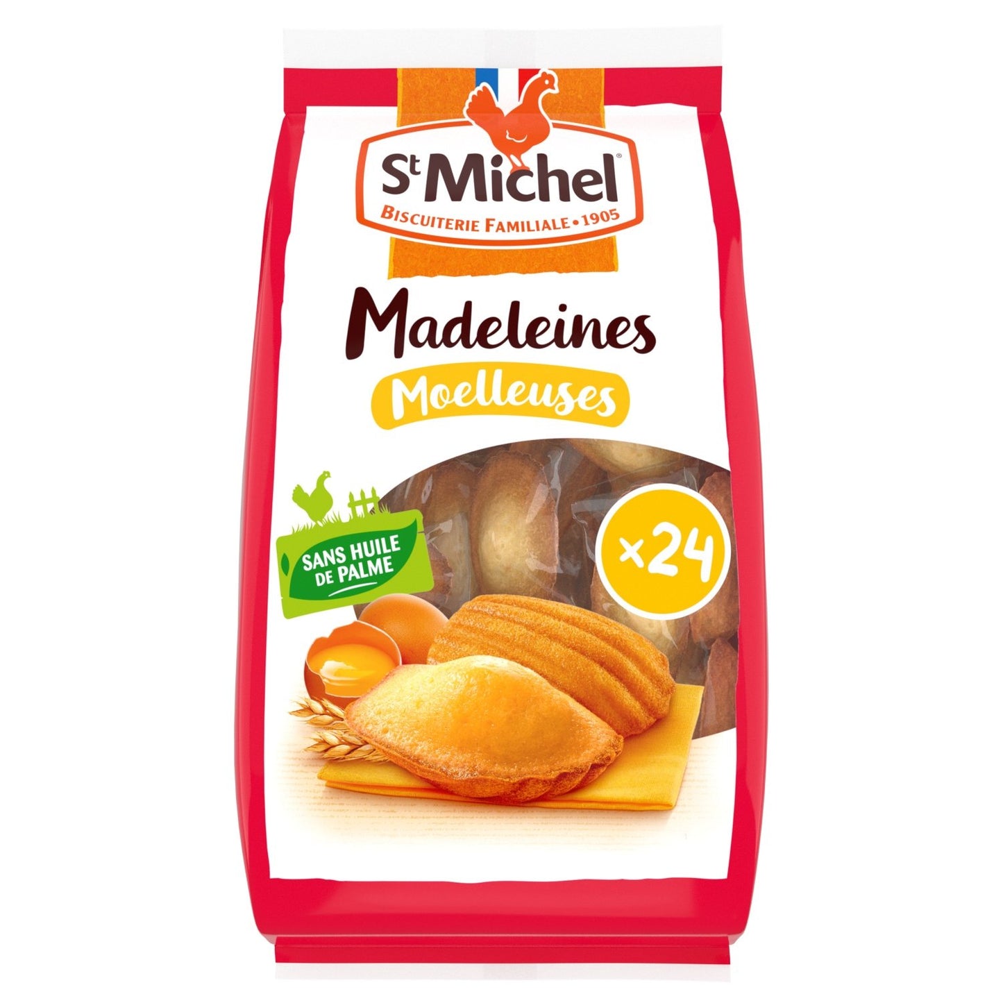 Madeleines Moelleuses Natures ST MICHEL le sachet de 600g