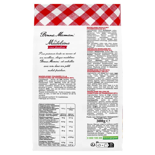 Madeleines Coeur Framboise BONNE MAMAN