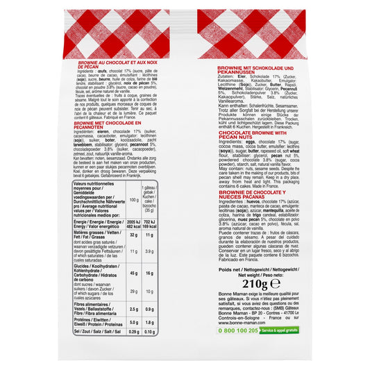 Brownie Chocolat Noix de Pécan BONNE MAMAN