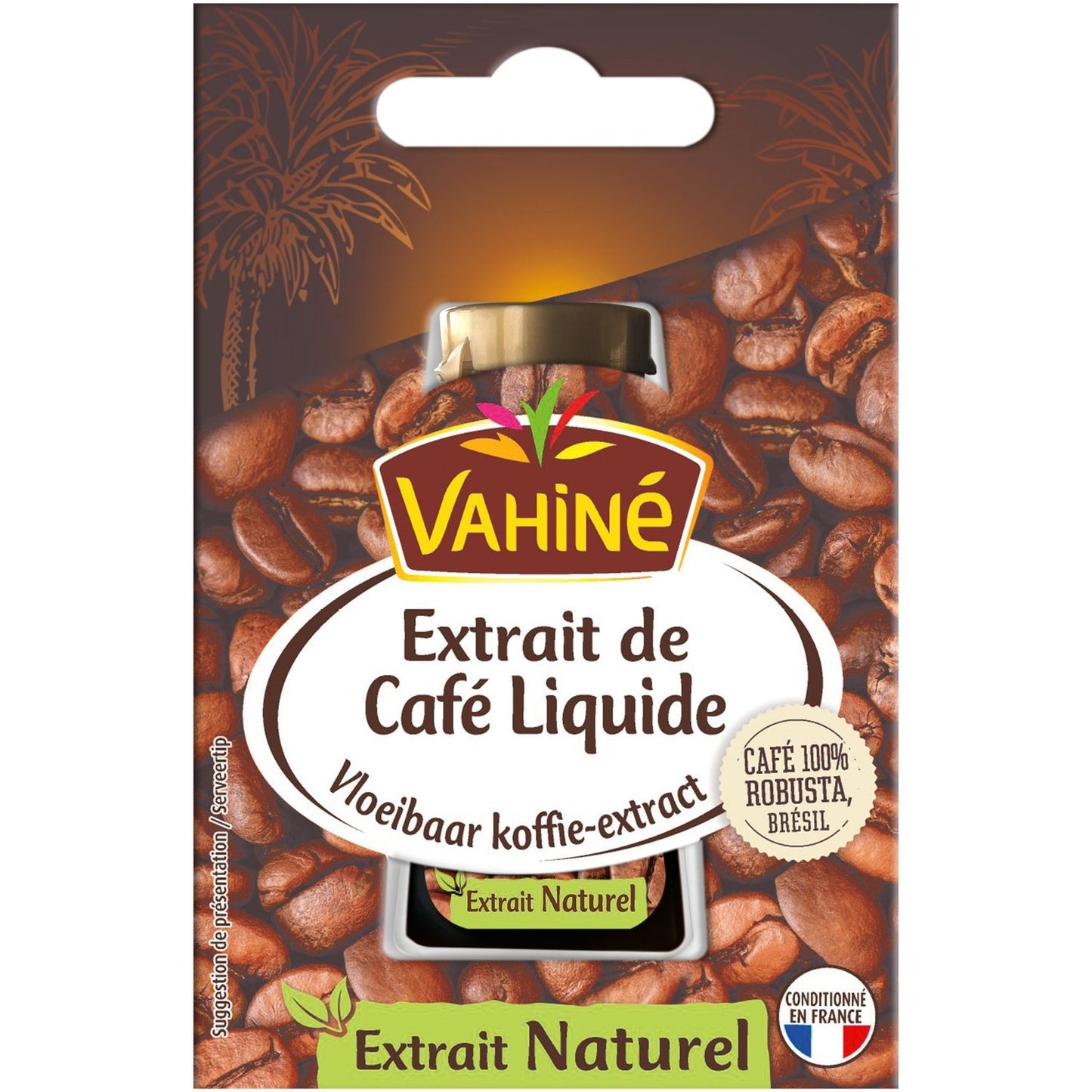 Extrait de Café Liquide VAHINE le flacon de 20 ml