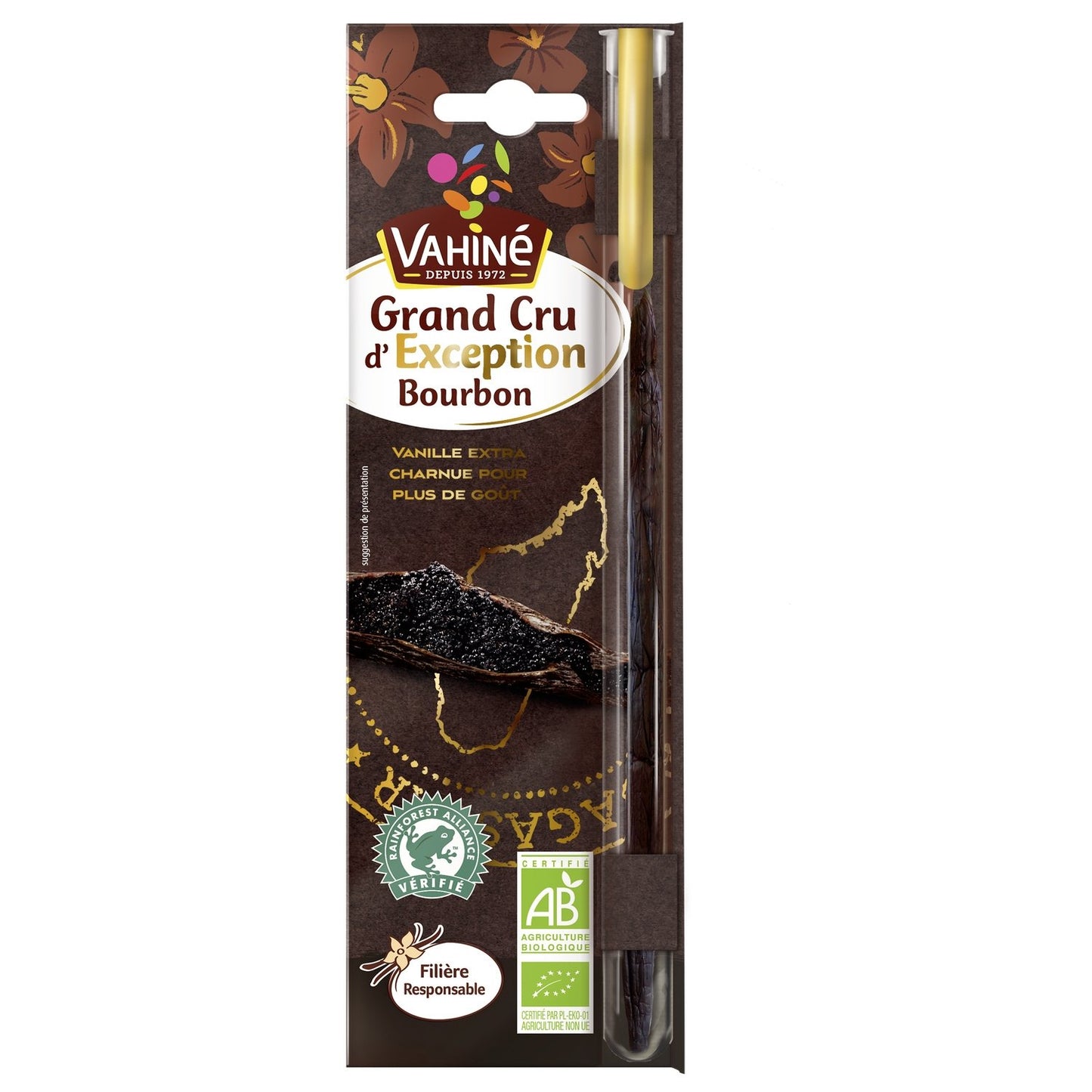 Bourbon Grand Cru d'Exception Bio VAHINE 1 pièce