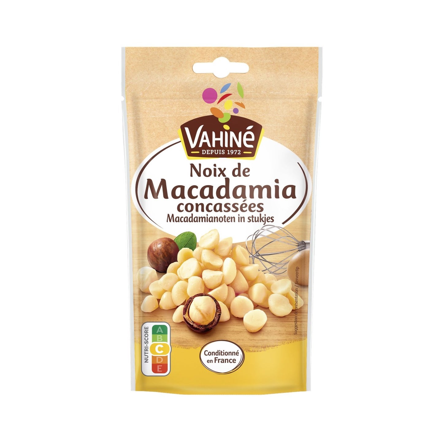 Noix de Macadamia Concassées VAHINE le sachet de 50g