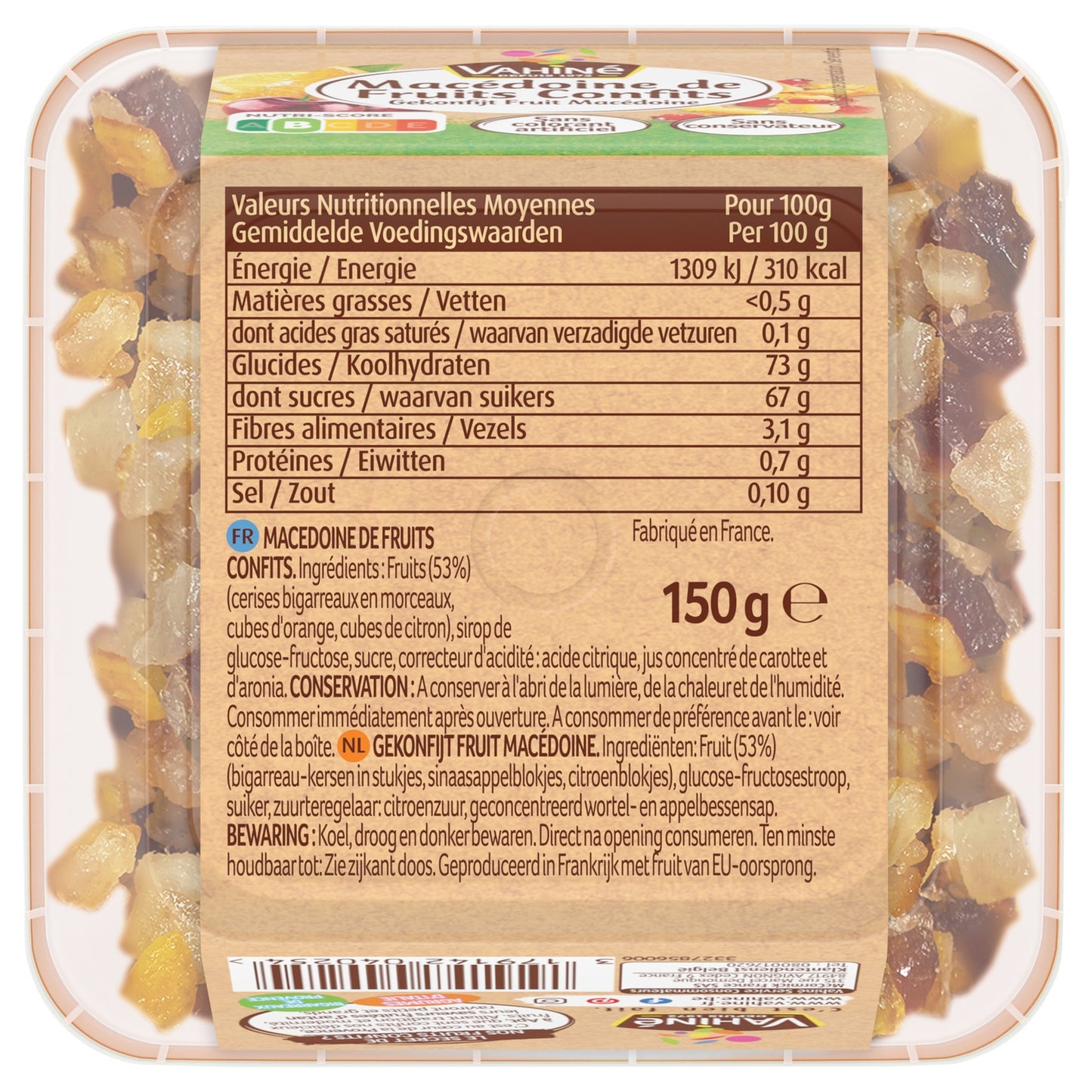 Kandierte Früchte Mazedonien VAHINE