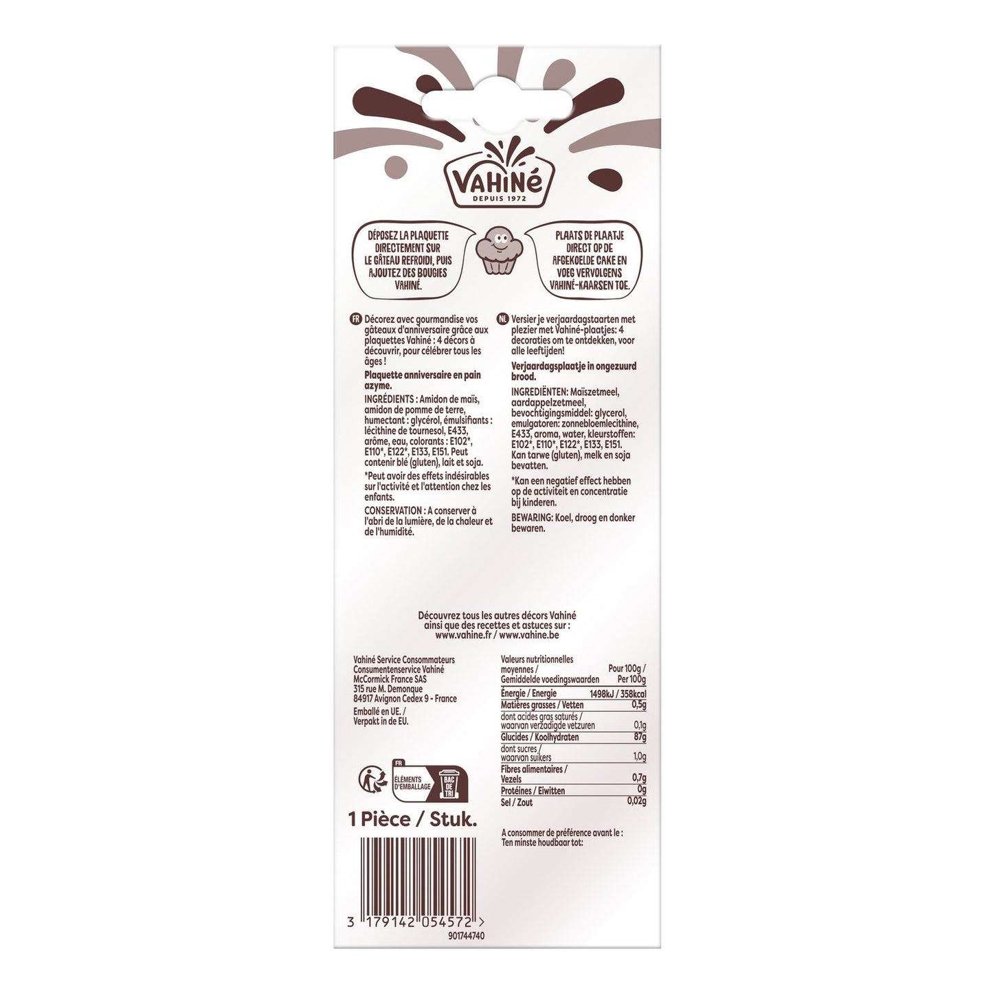 VAHINE Birthday Decoration Booklet