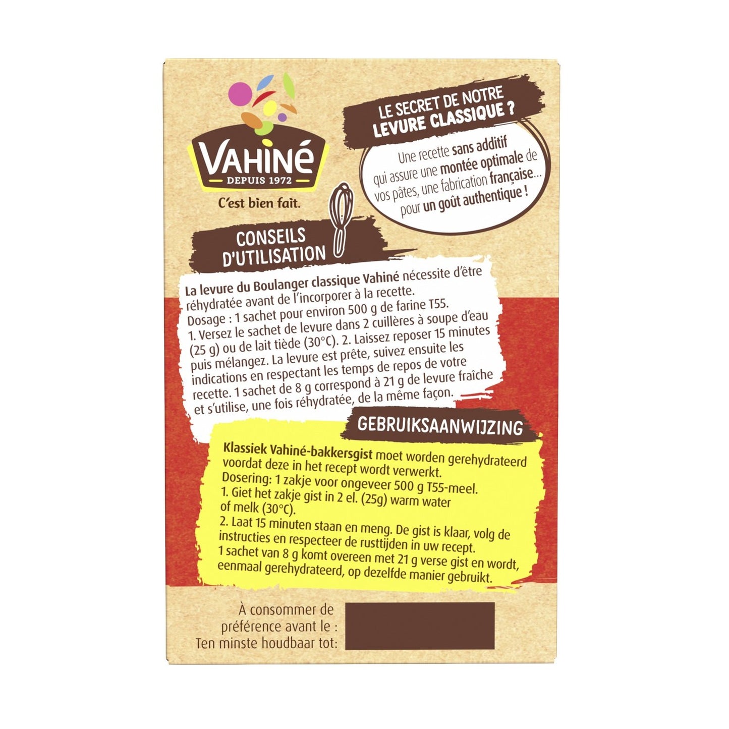 VAHINE Baker's Yeast