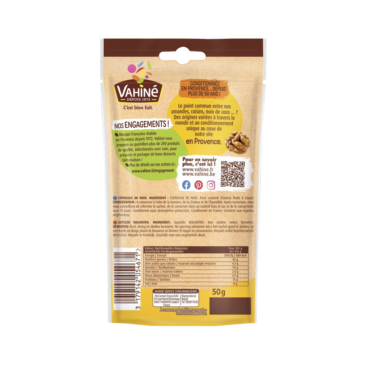 VAHINE Walnut Kernels