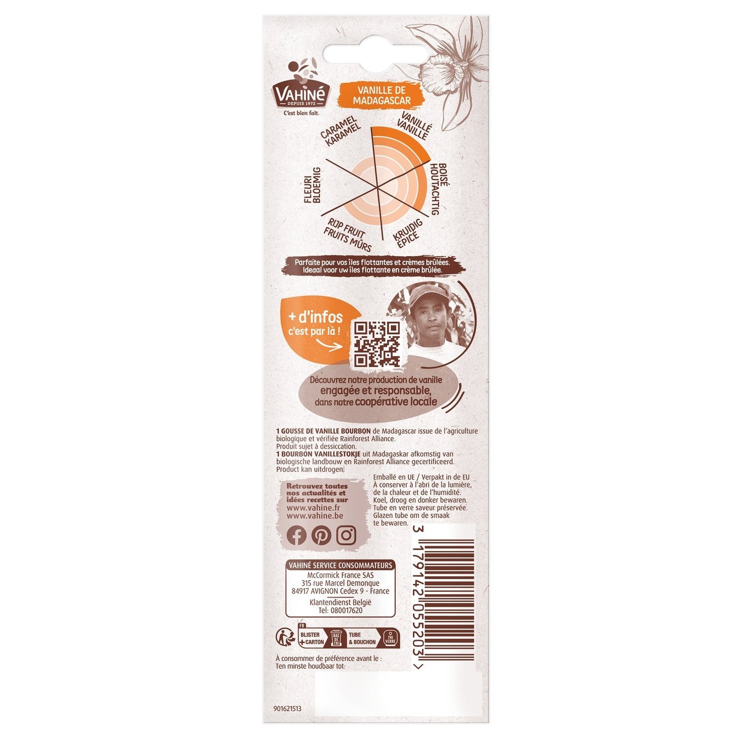 VAHINE Intensive/vollmundige Vanilleschote