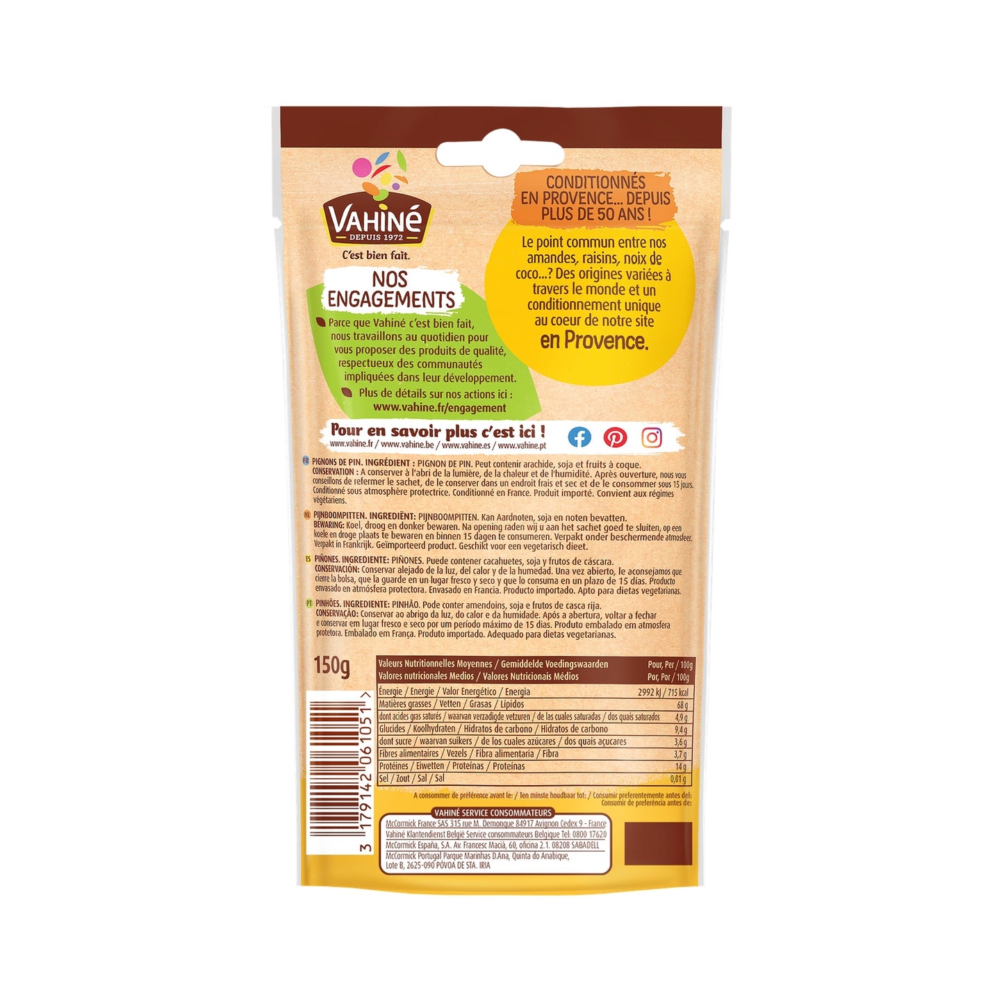 VAHINE Pine Nuts