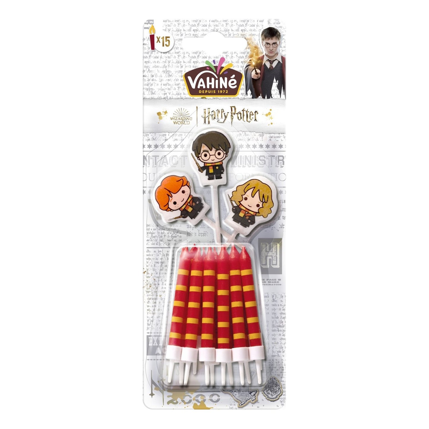 Bougies Harry Potter VAHINE le paquet de 15 pièces