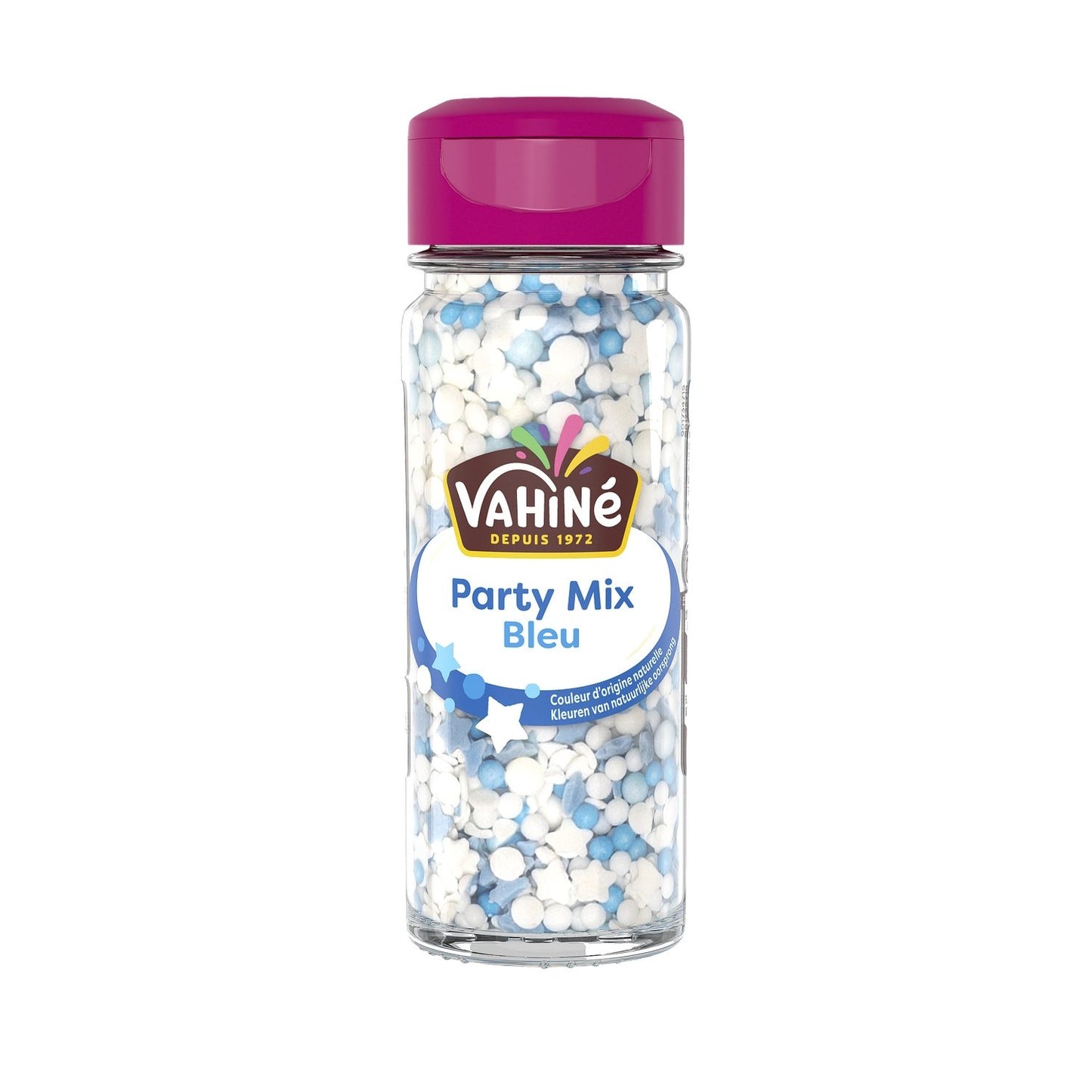 Décoration Alimentaire Party Mix Bleu VAHINE le pot de 55g